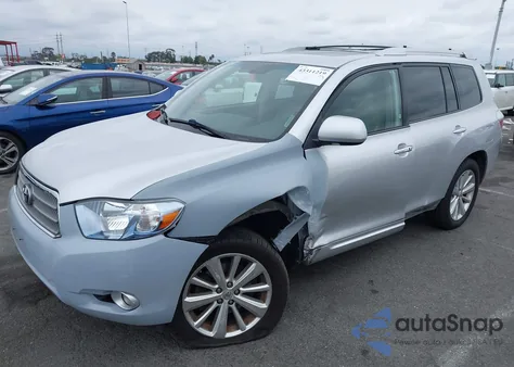 2008 Toyota Highlander Hybrid Limited from USA, damaged, VIN JTEEW44A682019243